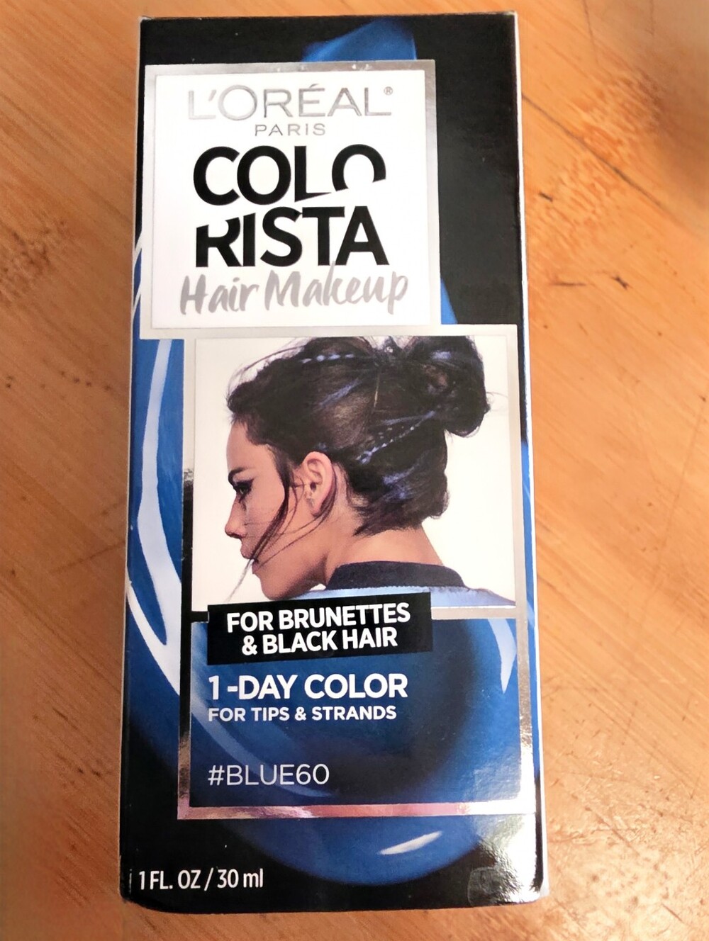 L'Oréal Paris Colorista Hair Makeup #BLUE60 1-Day Color 1 oz